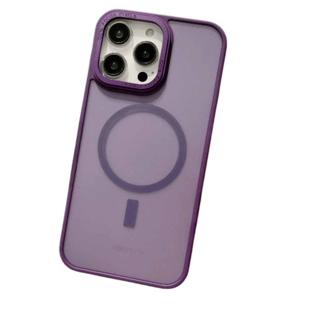 Funda para iPhone 11 Magsafe Ahumado Mate Morado