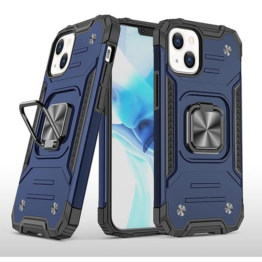 Funda Case para Samsung A20s Robot con Aro Azul Antishock