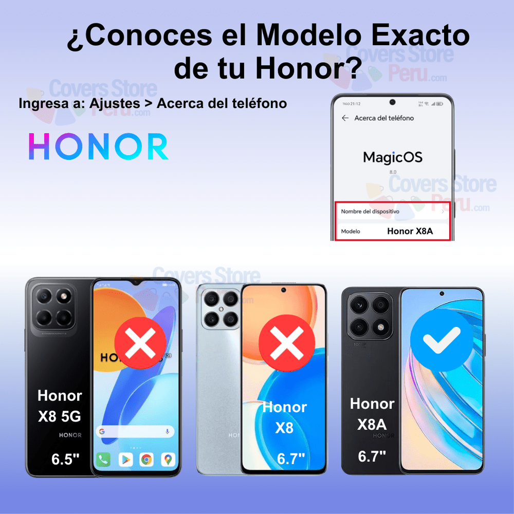 Mica para Huawei Honor X8A Protector 21D Antishock