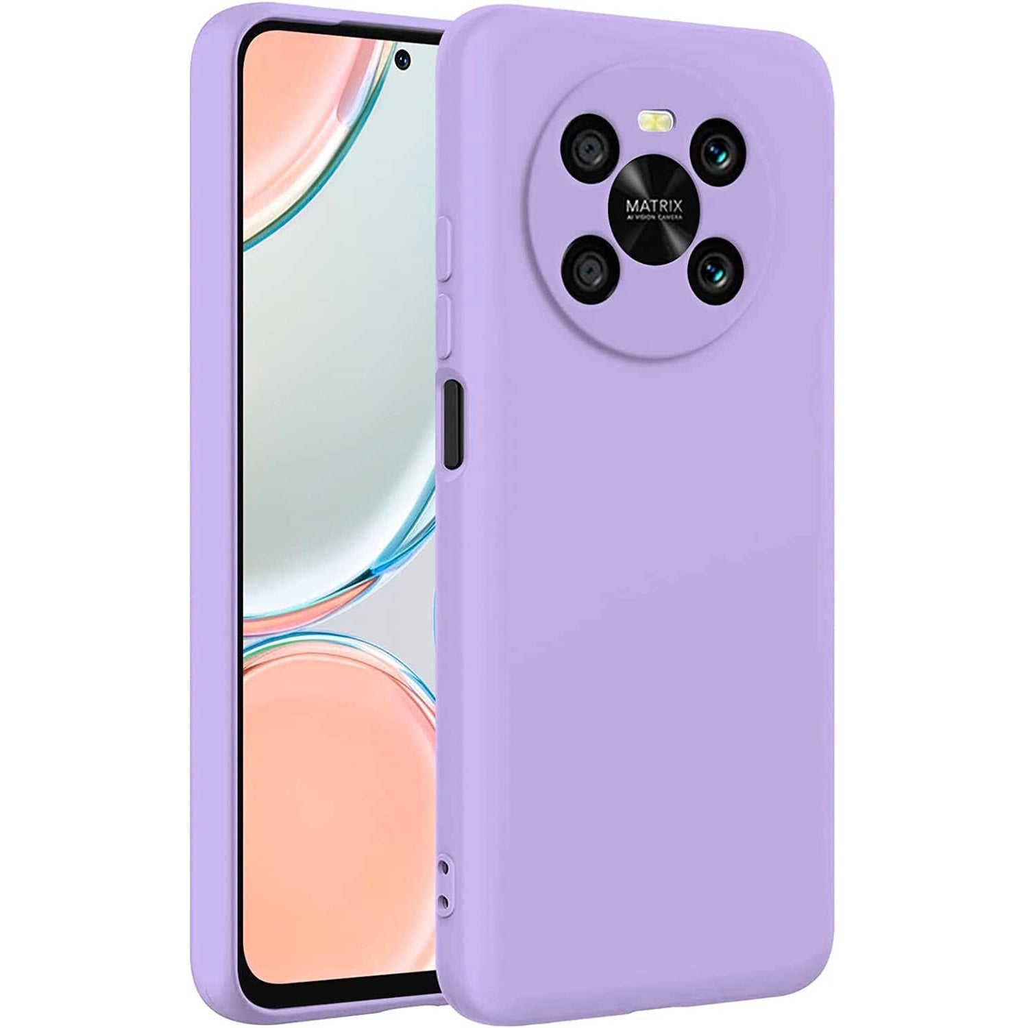 Funda para Honor X8A Soft Feeling Antishock Lila Resistente