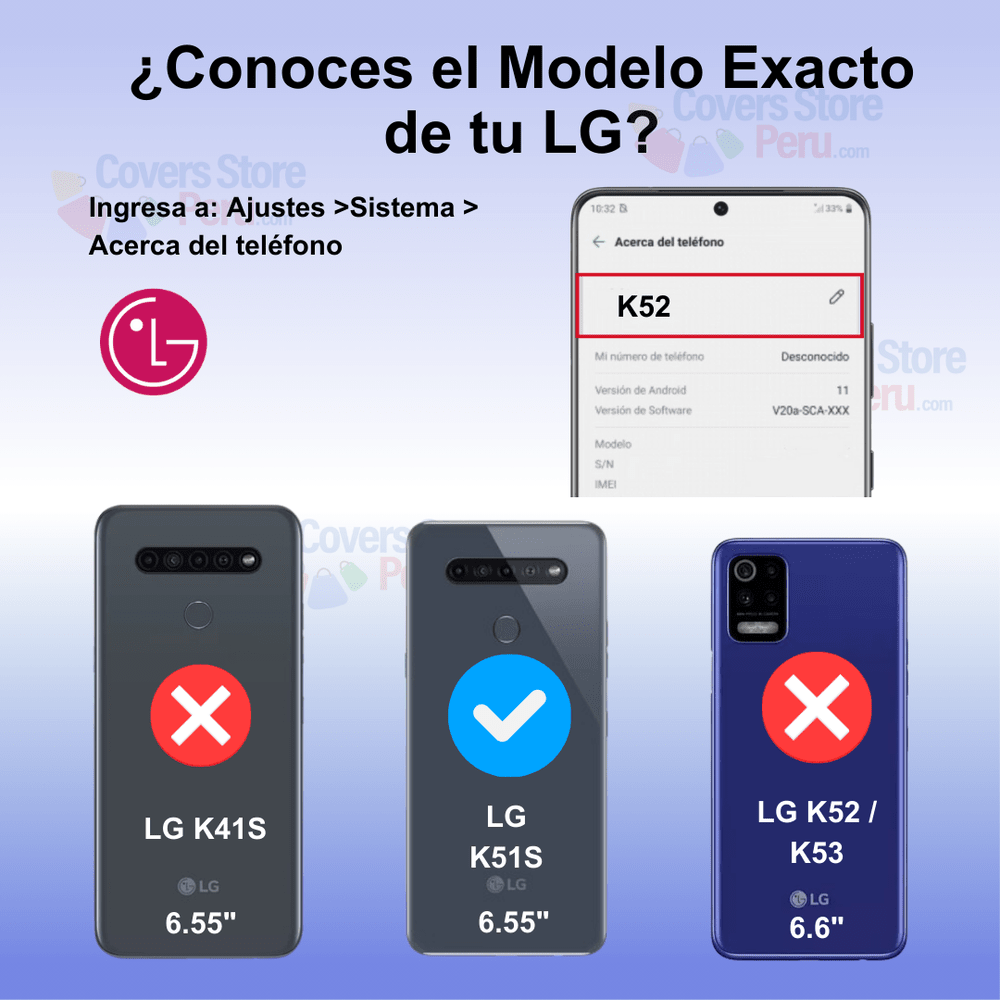 Funda Case para Lg K52 con Anillo Metálico Rojo Antishock