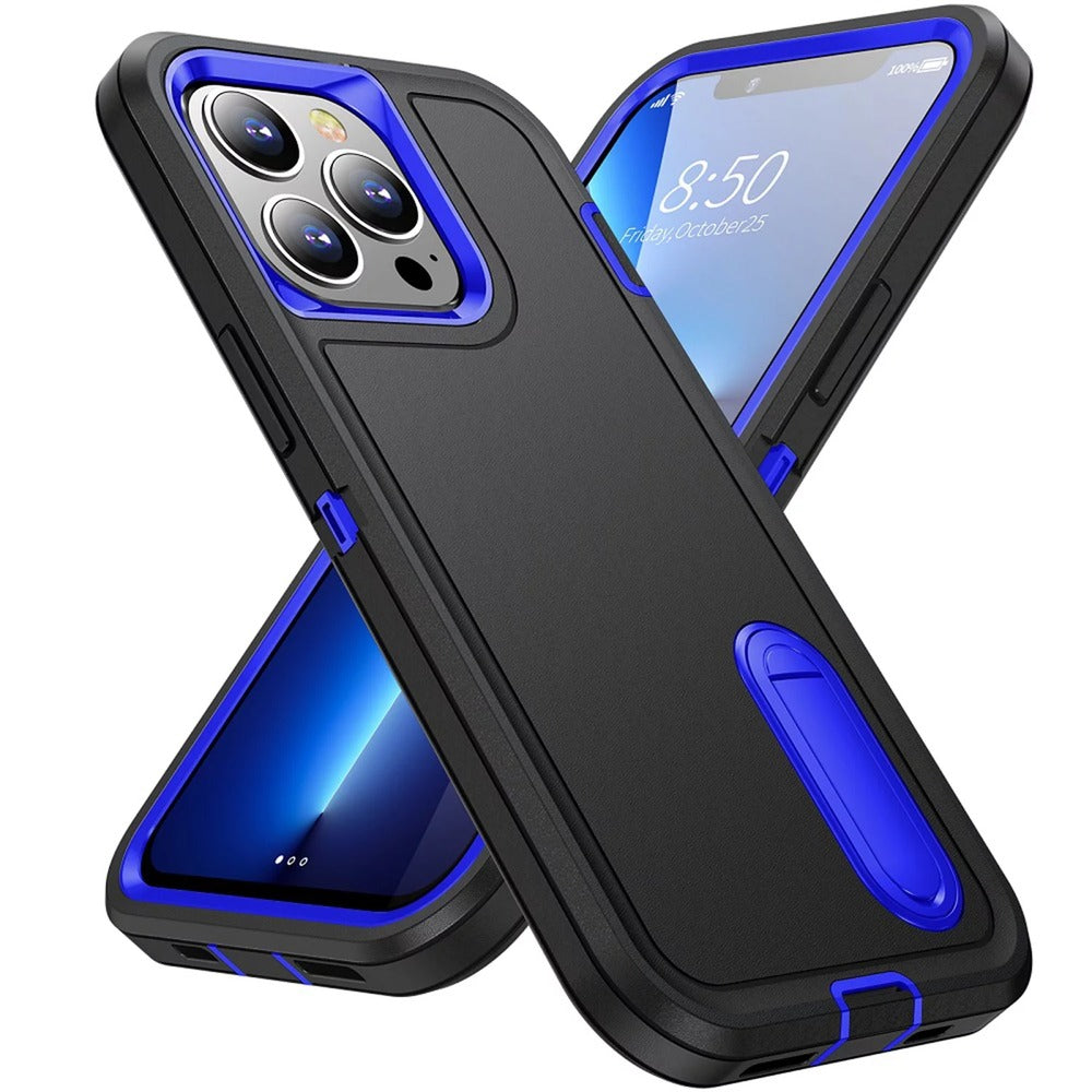 Funda para iPhone 13 Adventure Extreme Negro-Azul Antishock