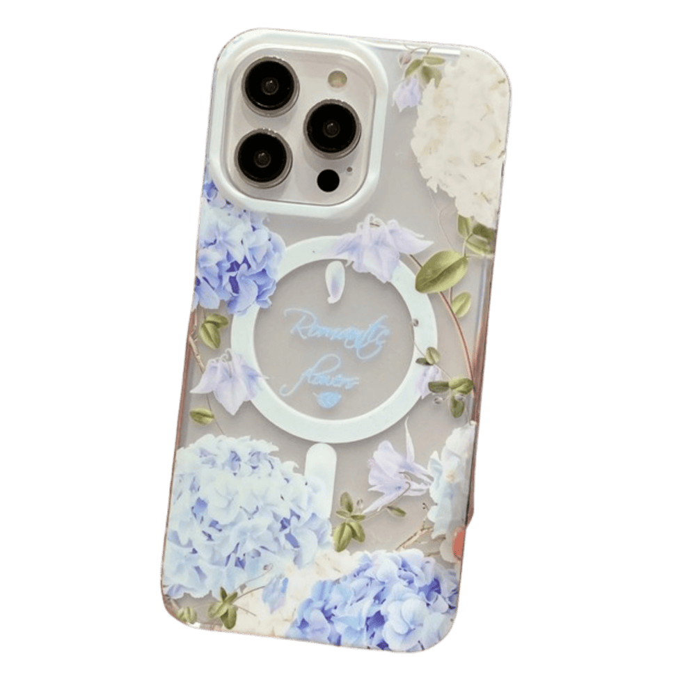 Funda para iPhone 11 Magsafe Flower Hortensia