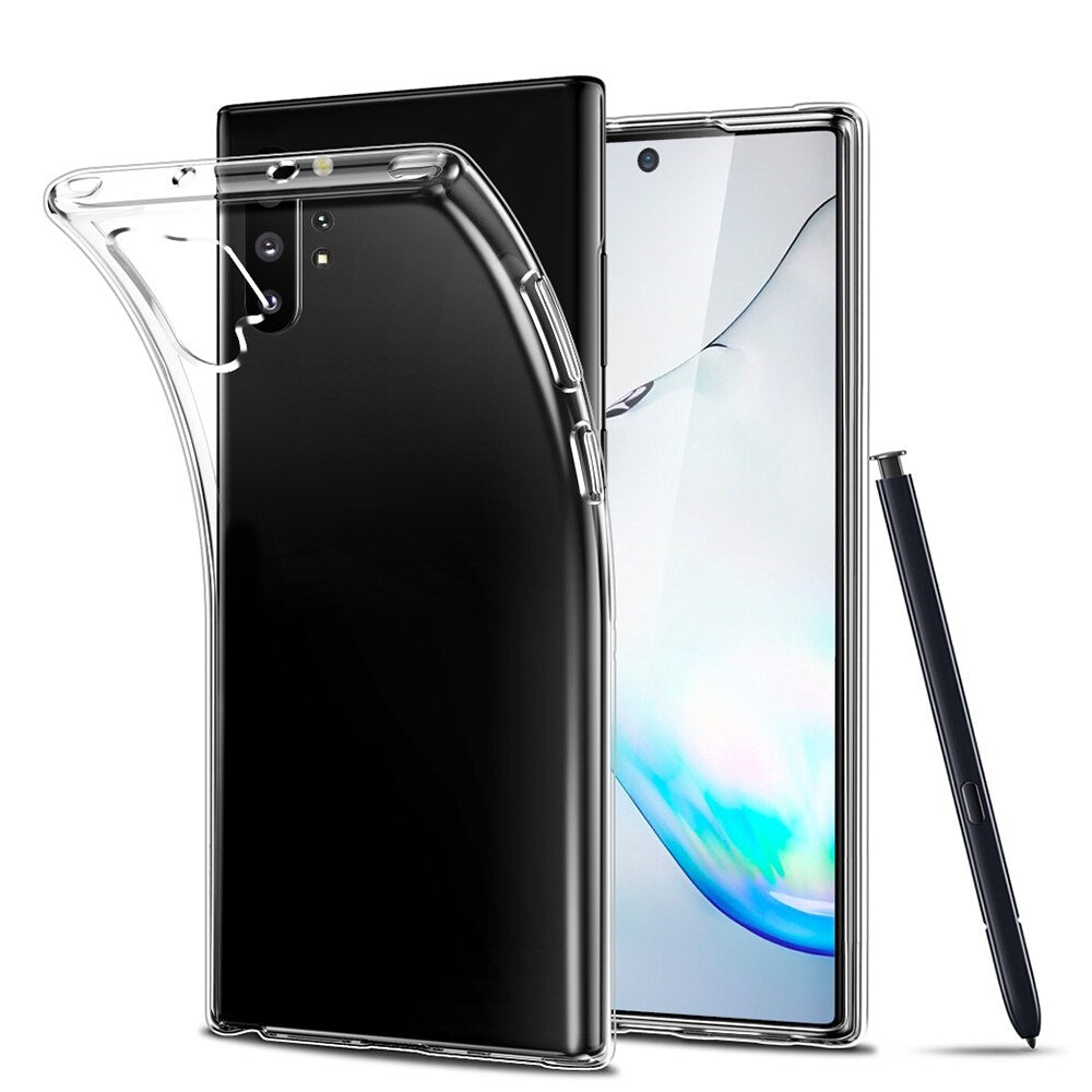 Funda Case para Samsung Note 10 Plus TPU 100% Transparente