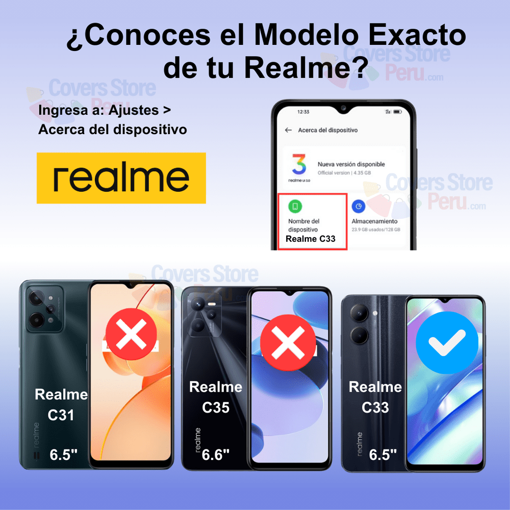 Mica para Realme C33 Film Hydrogel Antishock Transparente