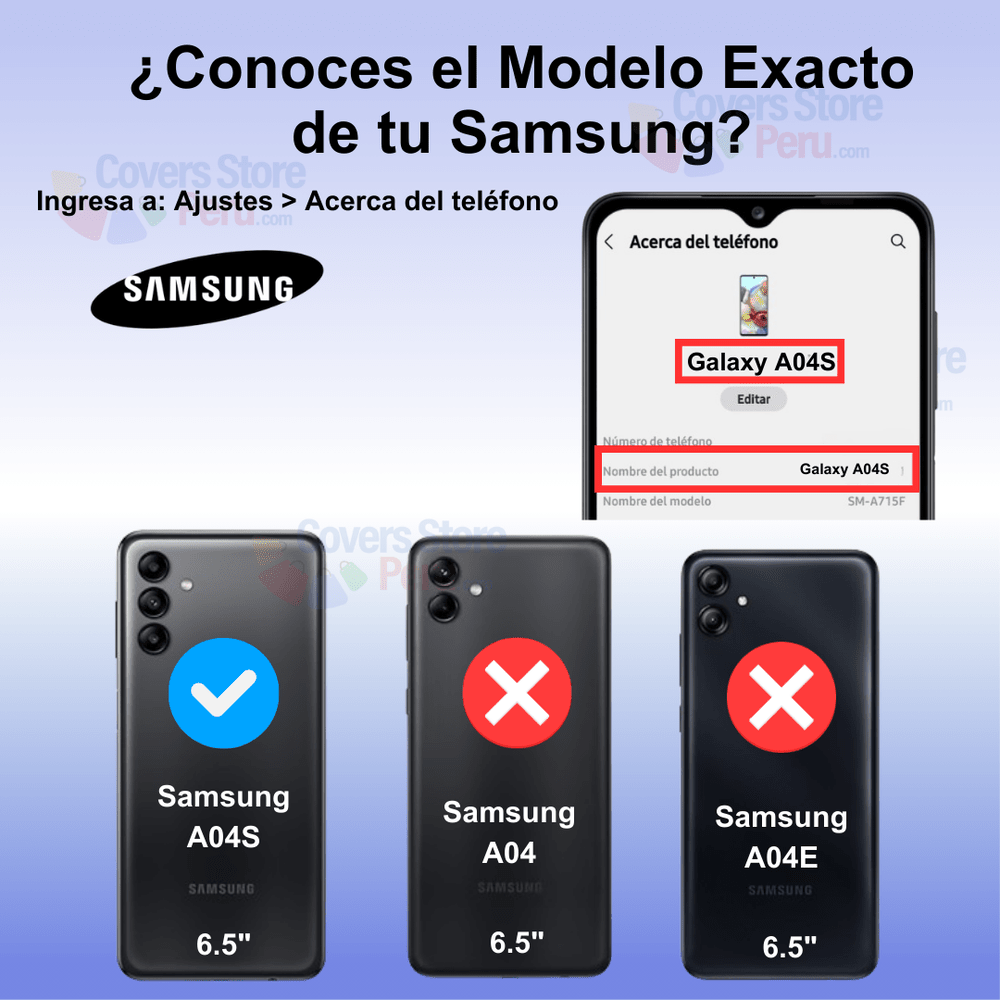 Funda para Samsung A04S TPU con esquinas reforzadas