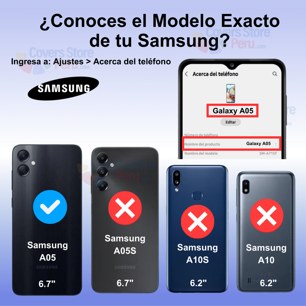 Funda para Samsung A05 Holder Parante + Anillo Azul