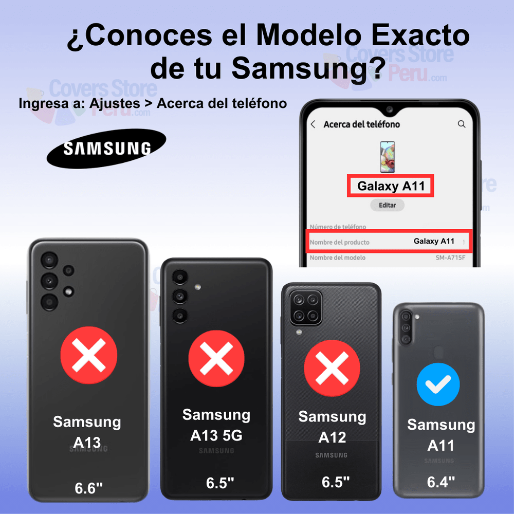 Funda Case para Samsung A11 Jelly Pearl Negro Antishock