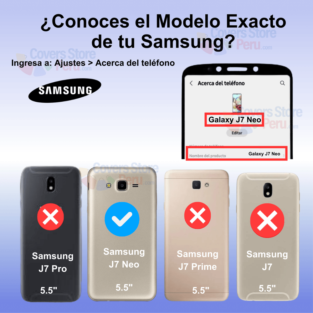 Funda de Samsung J7 Neo con Anillo Metálico Rojo Antishock