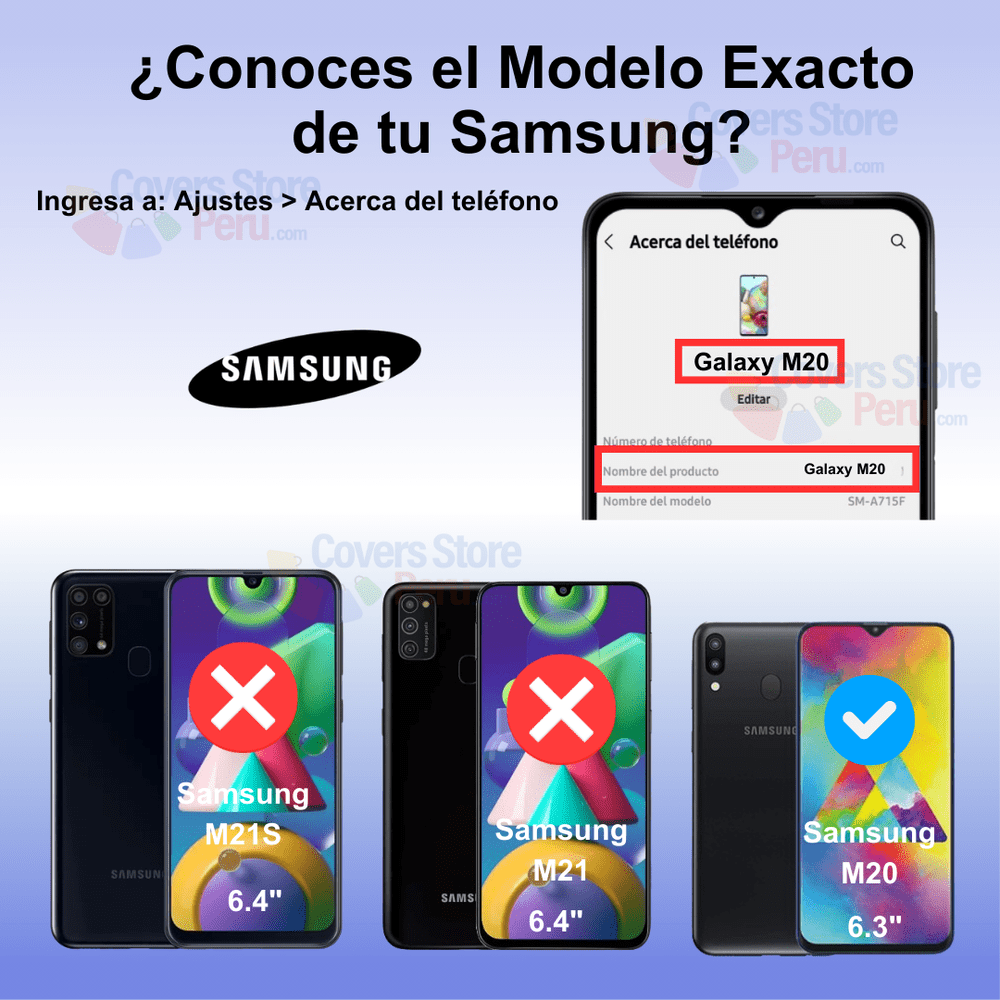 Mica para Samsung M20 Protector de Pantalla de Vidrio 9D
