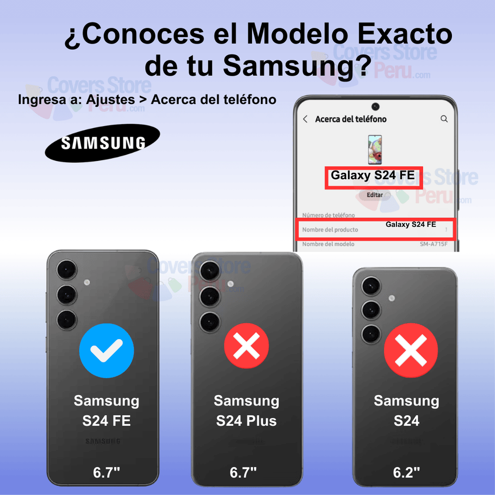Funda Case para Samsung S24 FE TPU 100% Transparente
