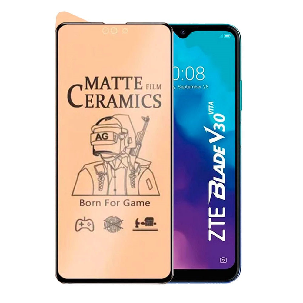 Mica para Zte A5 2020 Protector de Cerámica Mate Antishock