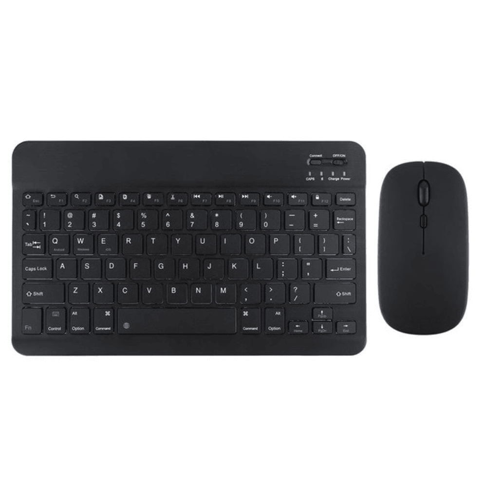 Teclado Bluetooth con mouse Negro para Tablet