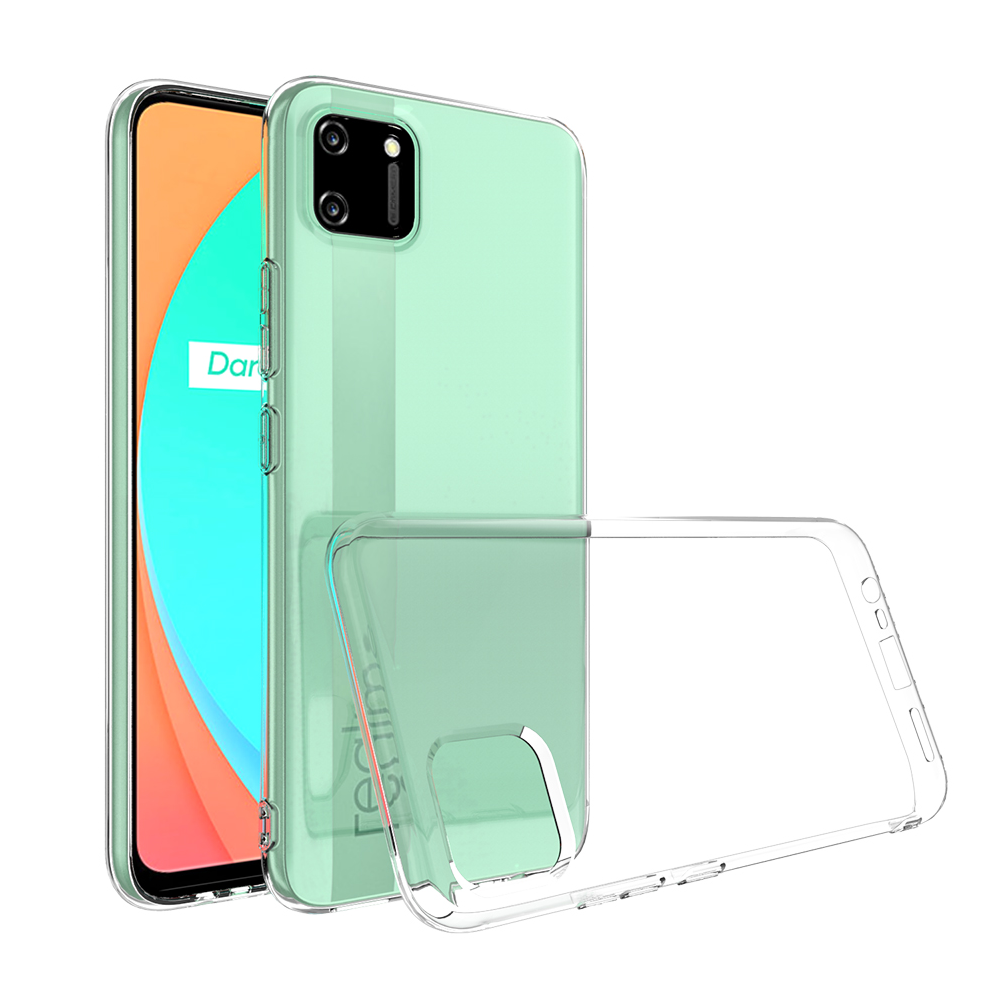 Funda Case para Realme C11 TPU 100% Transparente Antishock