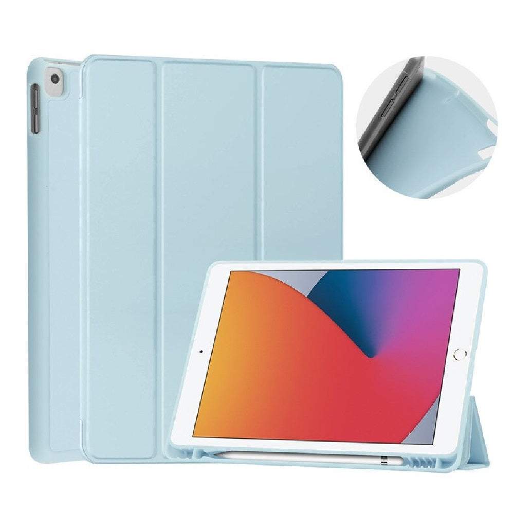 Funda para iPad Air 4ta Gen 10.9" + Portalápiz Celeste