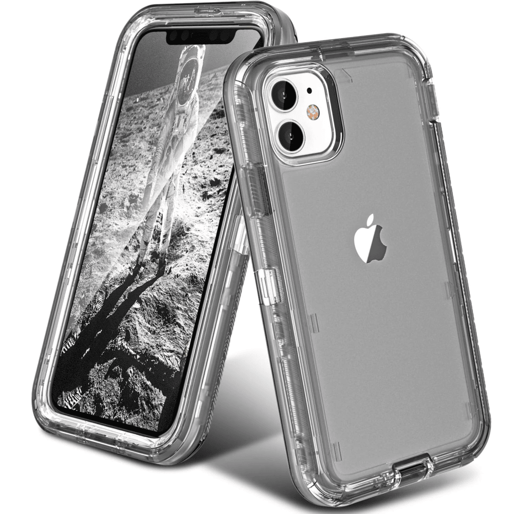 Funda para iPhone 11 Adventure Drop Clear Gris