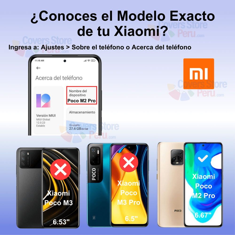 Mica for Xiaomi Poco M2 Pro Protector de Pantalla Vidrio 9D
