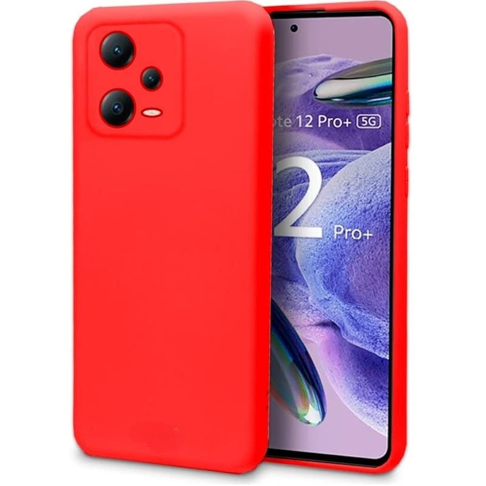 Funda Case de Xiaomi Redmi Note 12 PRO 5G Soft Feeling Rojo