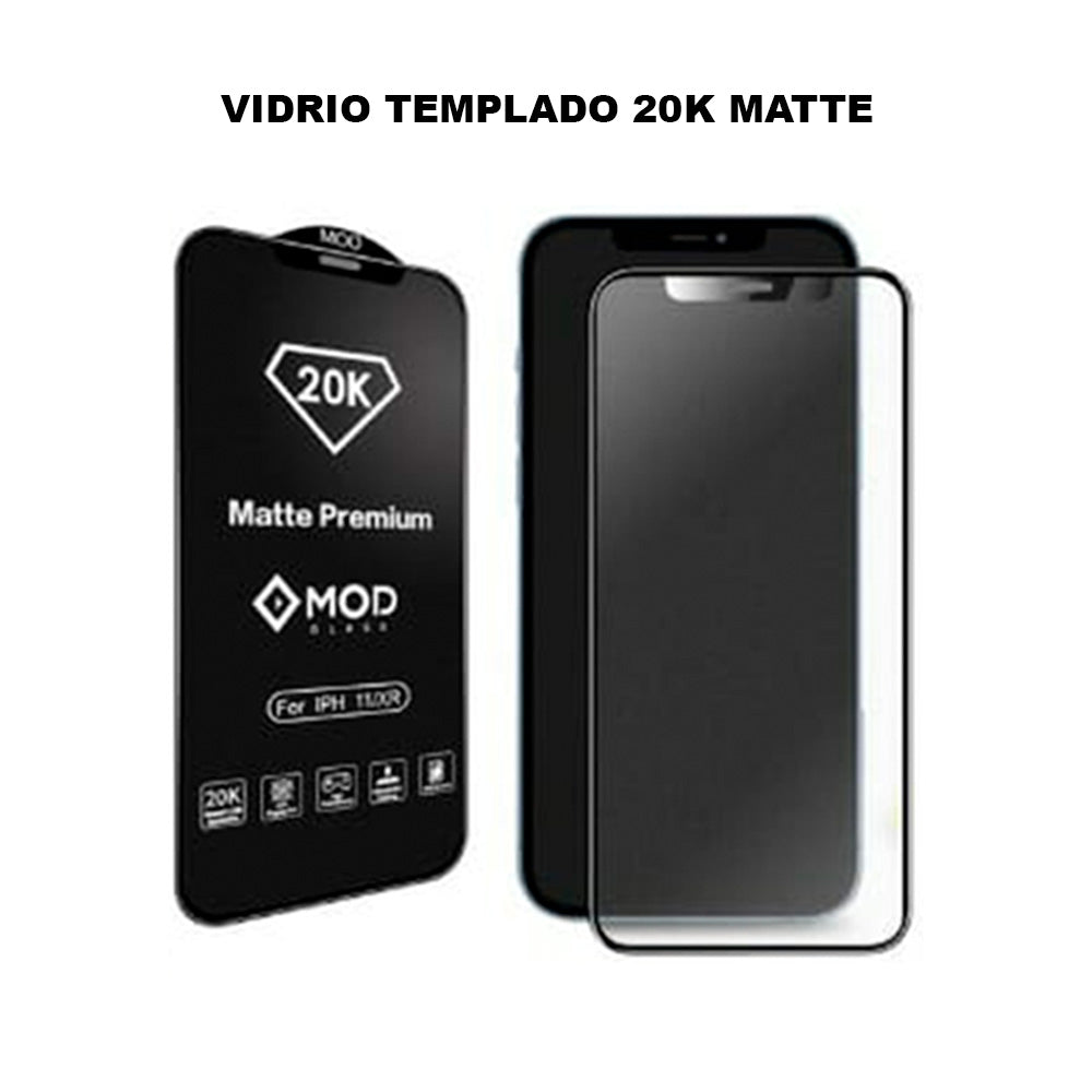 Mica para iPhone 14 Plus Protector Black Edition 20K Mate