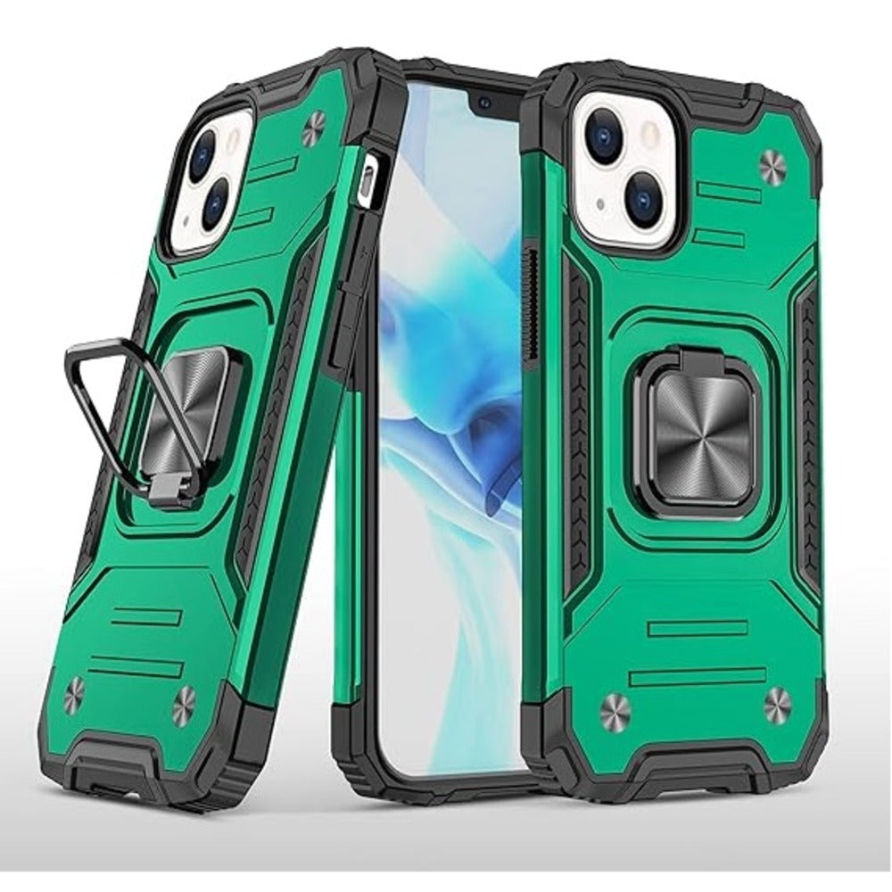 Funda Case para Samsung A20s Robot con Aro Verde Antishock