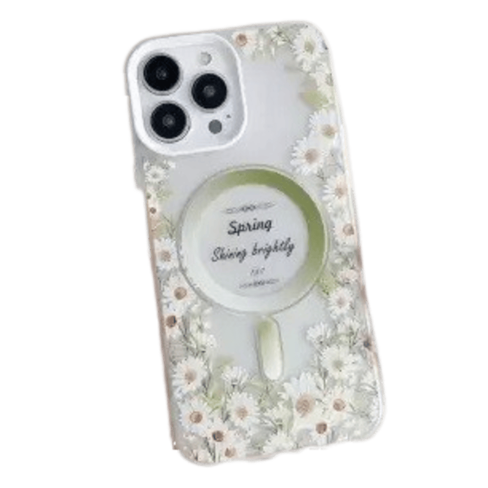 Funda para iPhone 11 Magsafe Flower Green