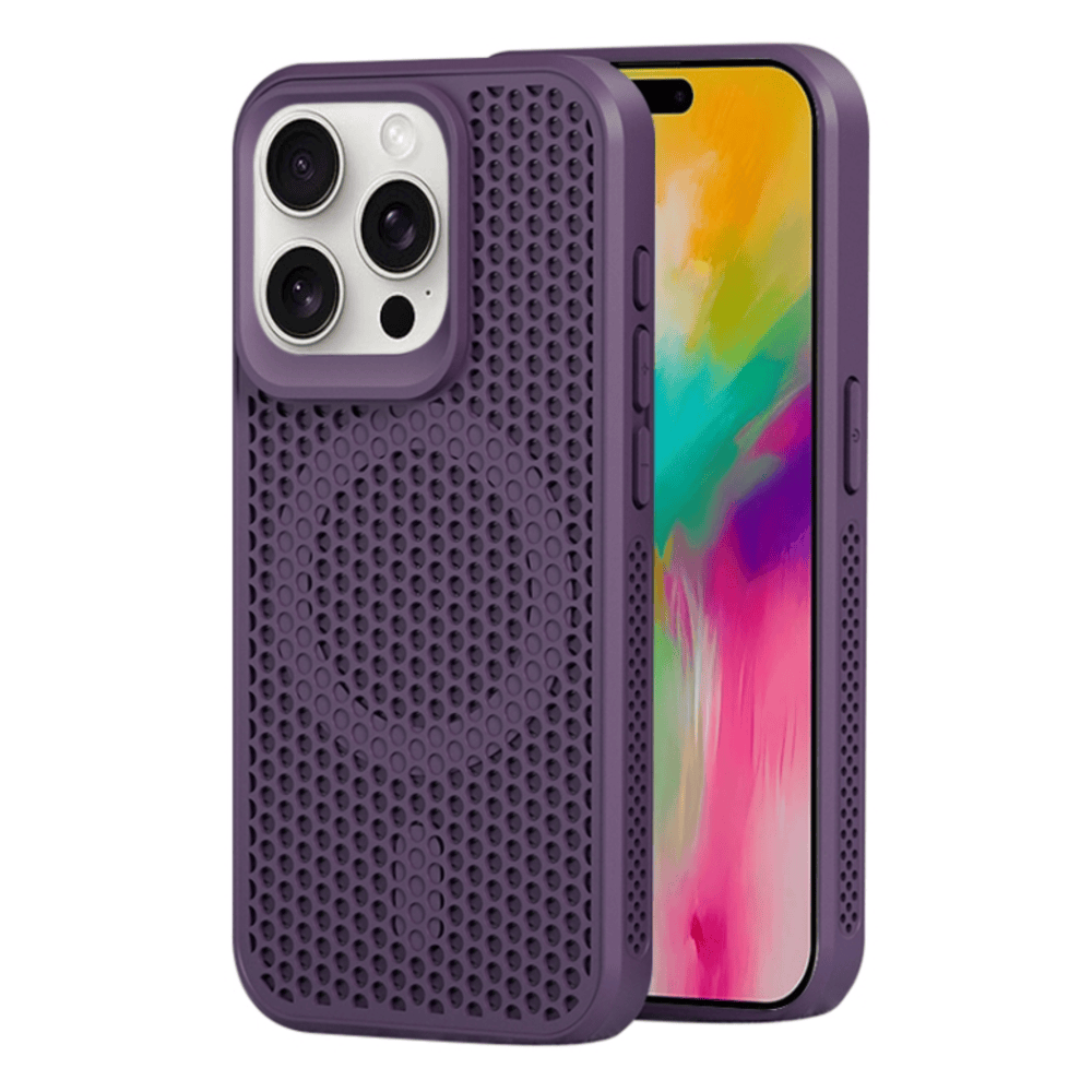 Funda para iPhone 11 Magsafe Malla Térmica Morado