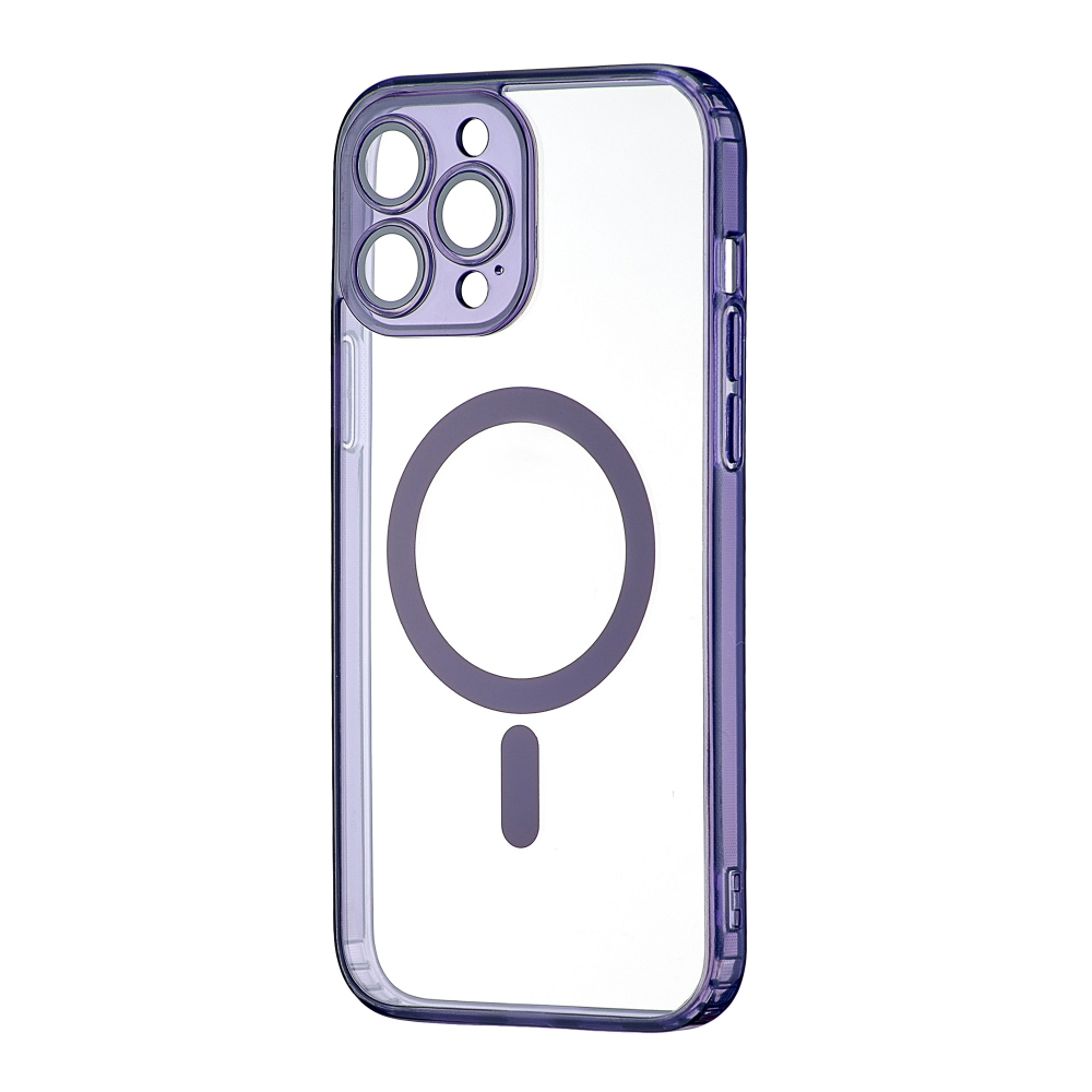 Funda para iPhone 11 Magsafe Transparente Morado