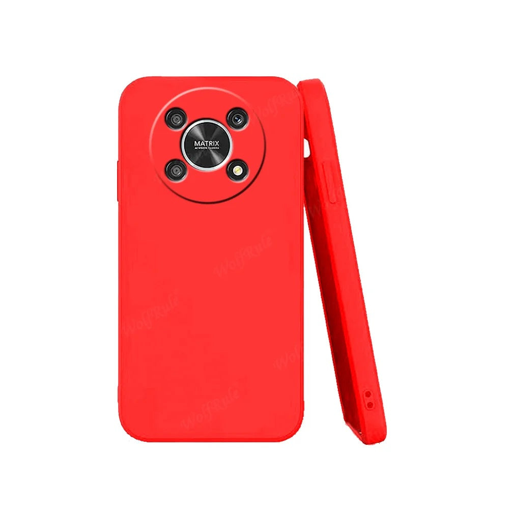 Funda para Honor X6A Soft Feeling Antishock Rojo