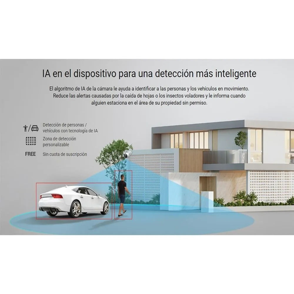 Cámara de Seguridad Wi-Fi Exterior Ezviz H3 3K