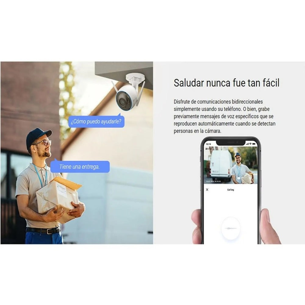 Cámara de Seguridad Wi-Fi Exterior Ezviz H3 2K