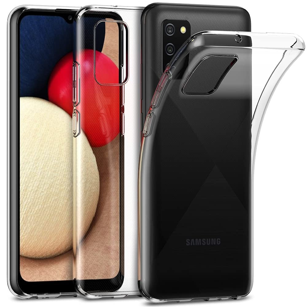 Funda para Samsung A02S TPU 100% Transparente Antishock