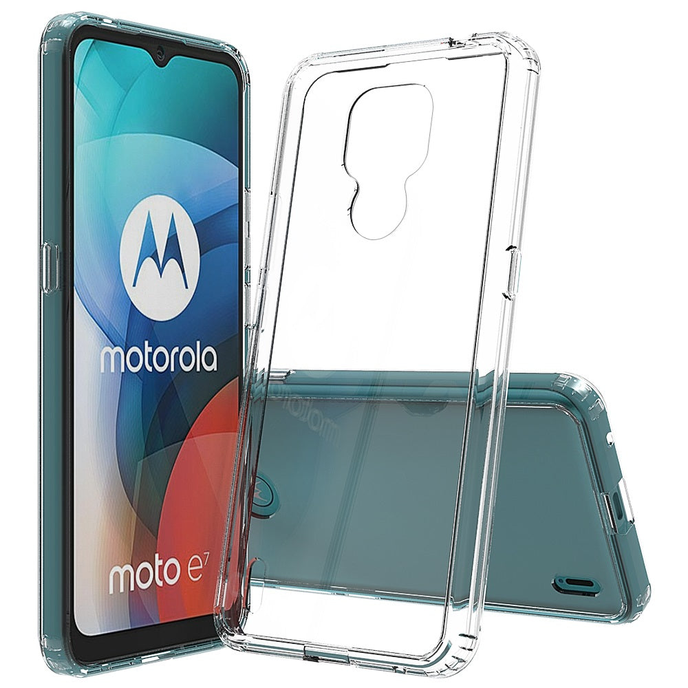 Funda para Motorola Moto E7 TPU 100% Transparente Antishock