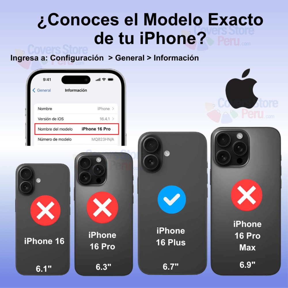 Funda para iPhone 16 Plus Magsafe Ahumado Mate Lila