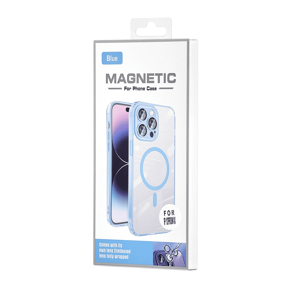 Funda para iPhone 13 Pro Max Magsafe Transparente Azul