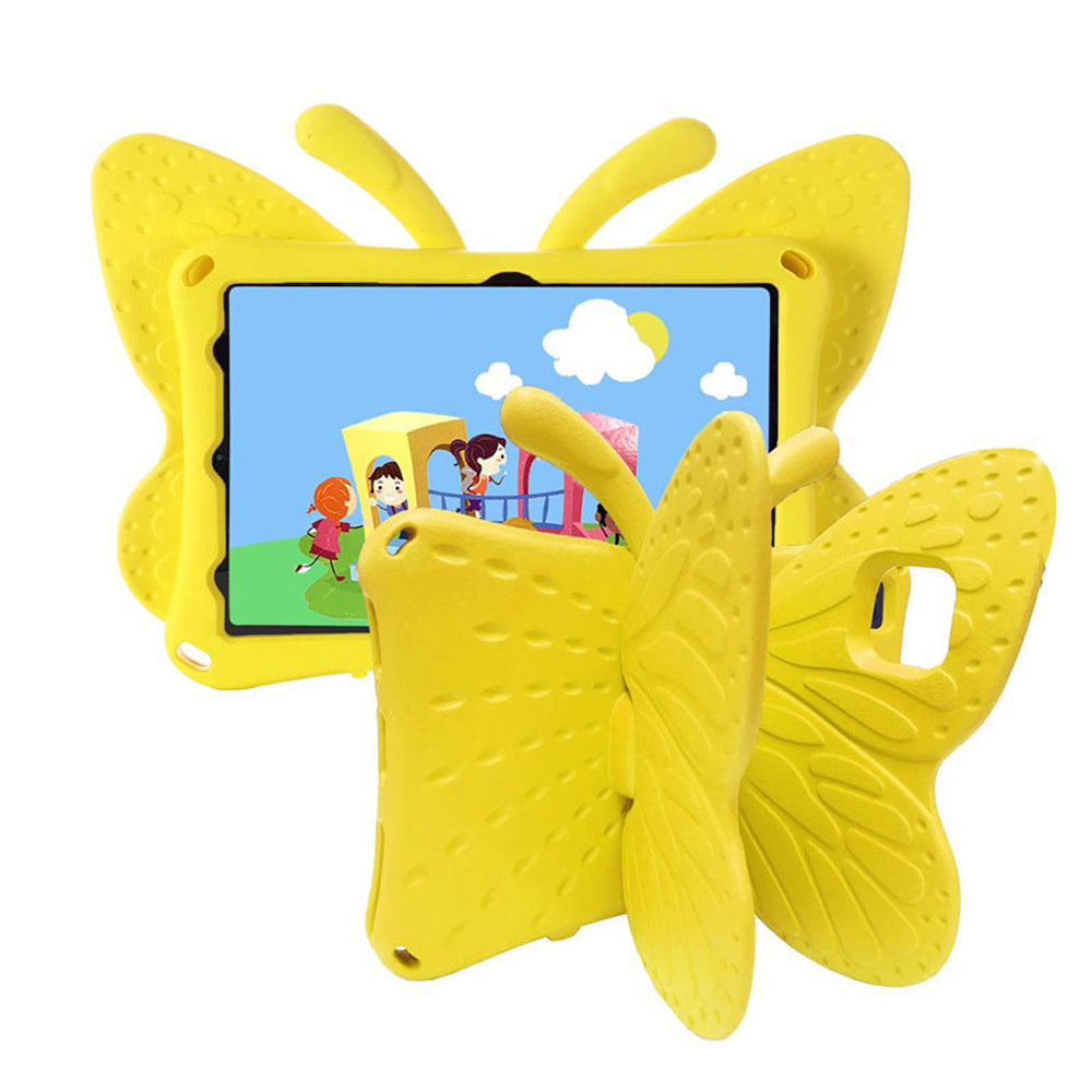 Funda para Samsung Tab S5e 10.5" de Goma Mariposa Amarillo