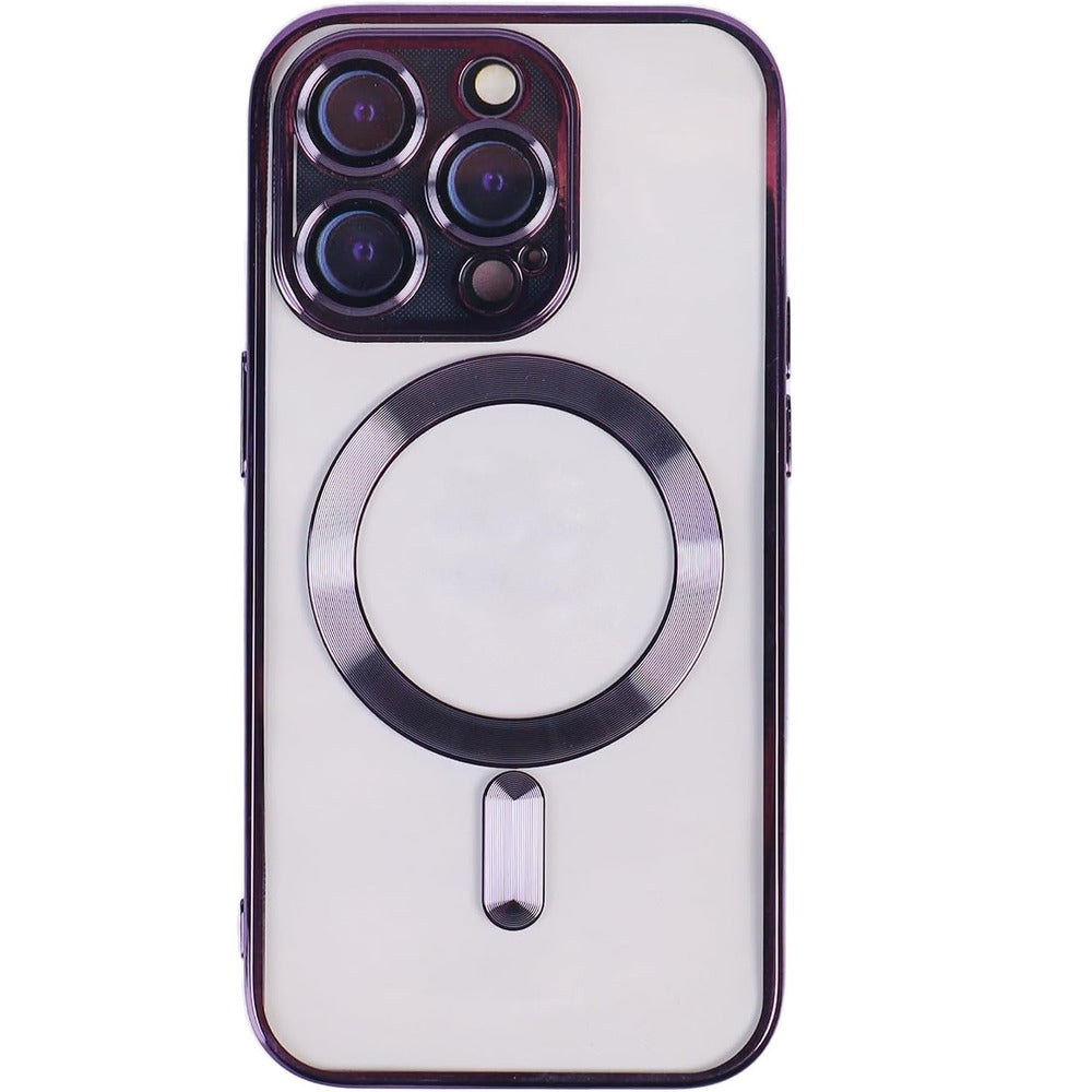 Funda iPhone 11 Magsafe con Protector de Camara Morado