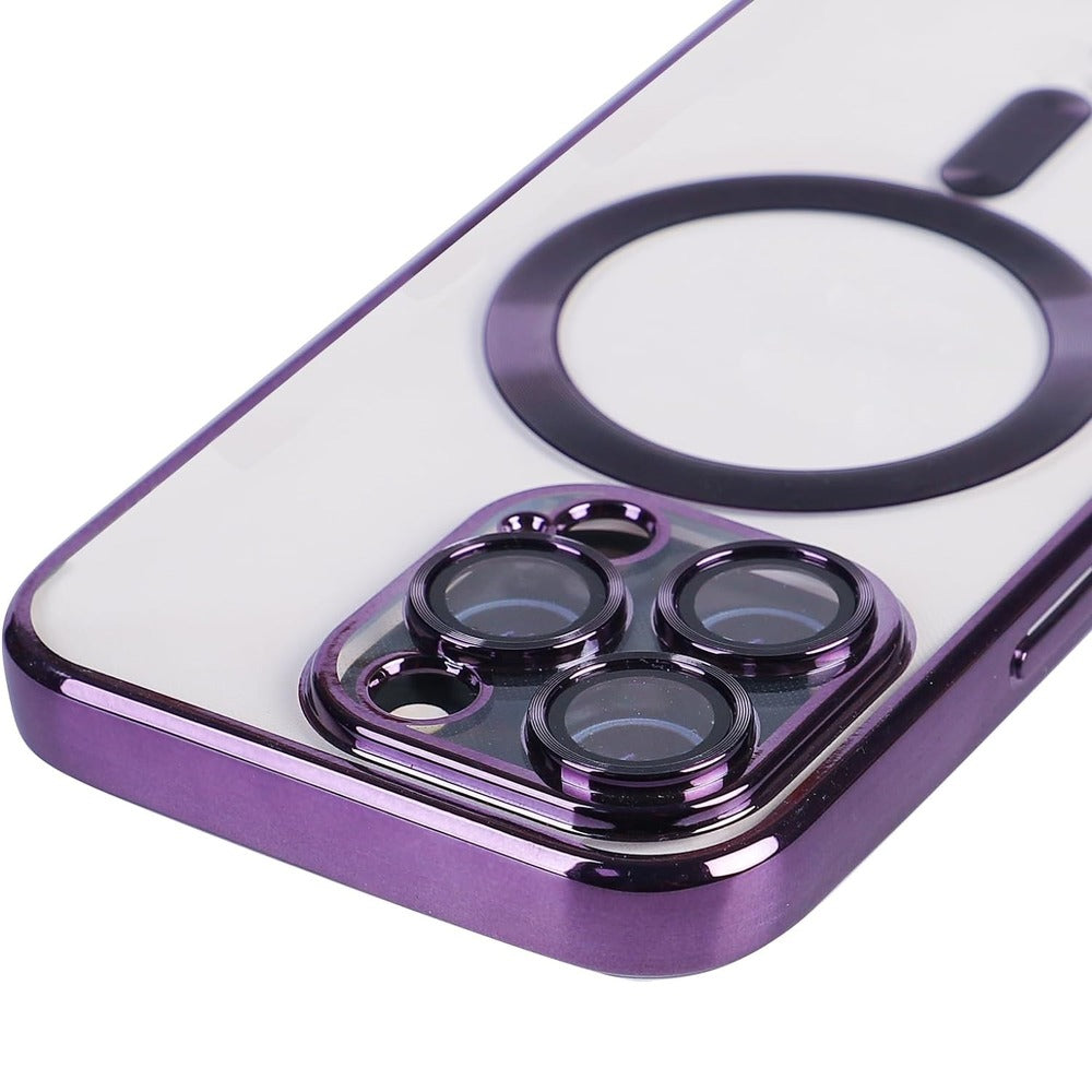 Funda iPhone 11 Magsafe con Protector de Camara Morado