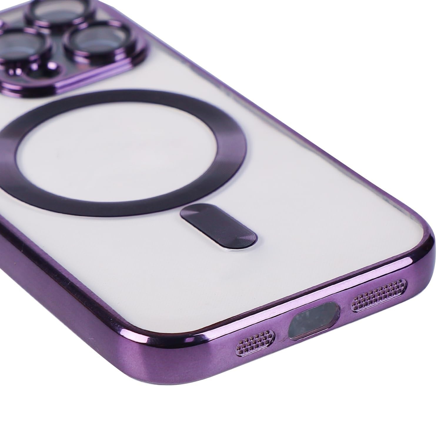 Funda iPhone 11 Magsafe con Protector de Camara Morado