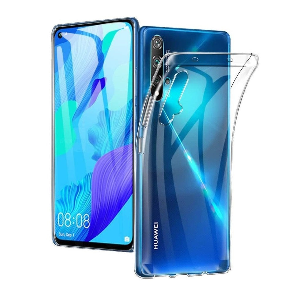 Funda para Huawei Nova 5T TPU 100% Transparente Antishock