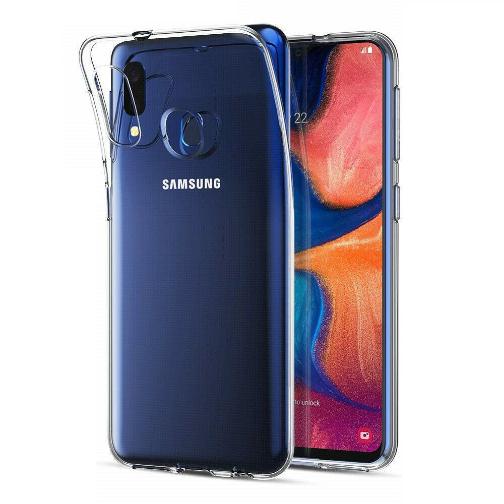 Funda para Samsung A20E TPU 100% Transparente Antishock