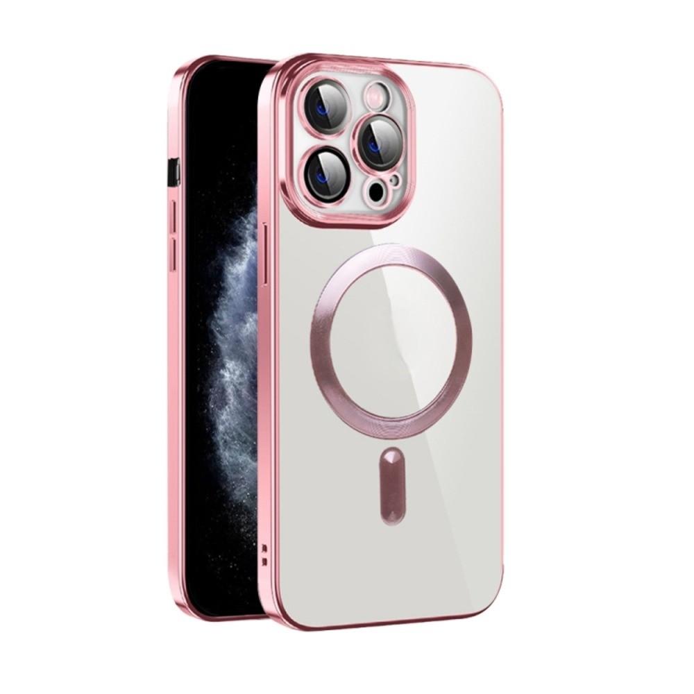 Funda for iPhone 15 Pro Max Magsafe + Protector Camara Rosa