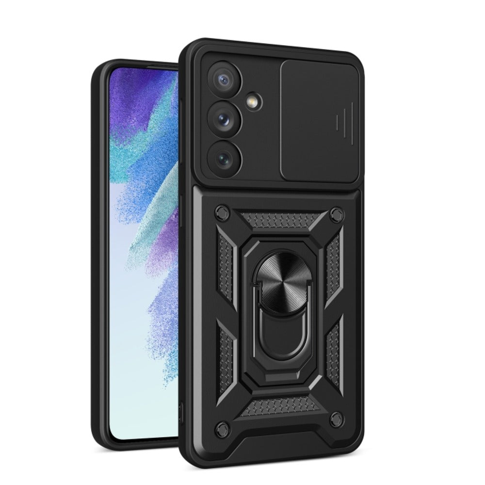 Funda Case para Samsung A54 Holder Protector Camara Negro