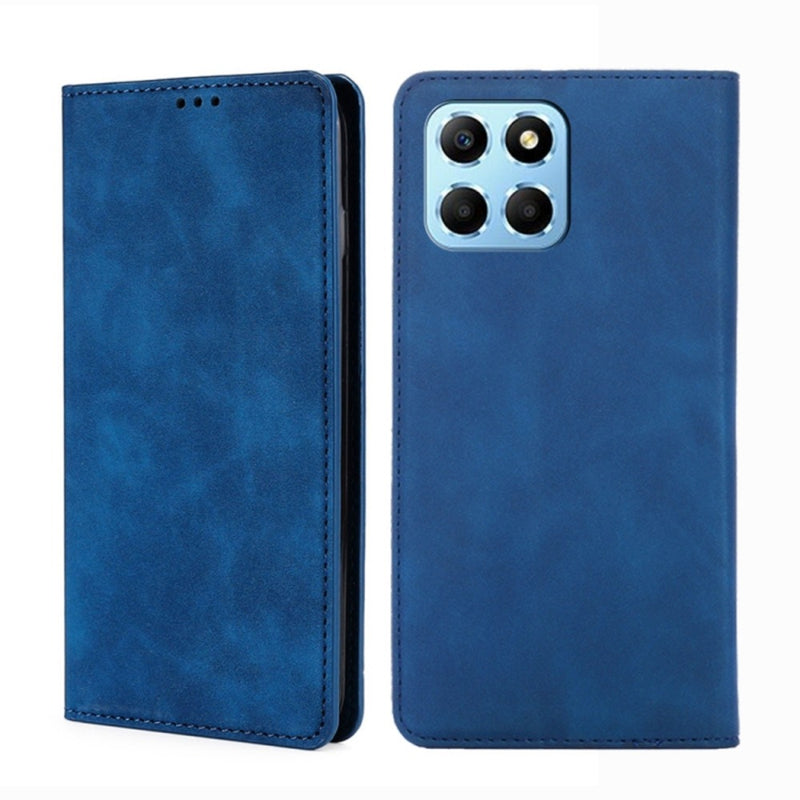 Funda Case para Honor X8 Flip Cover Azul Antishock