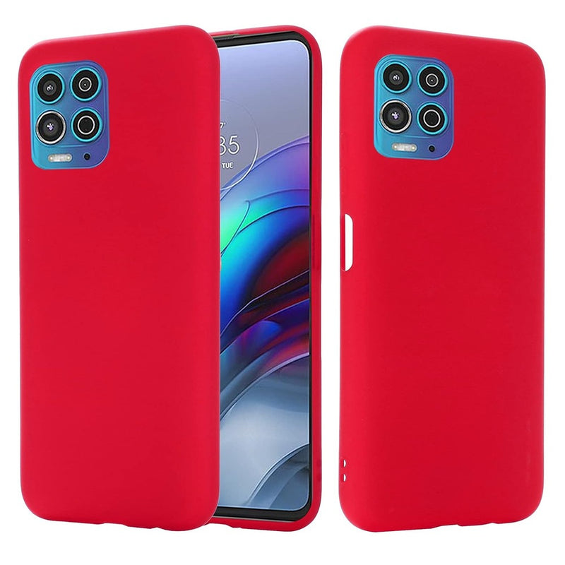 Funda Case para Motorola G100 Soft Feeling Antishock Rojo