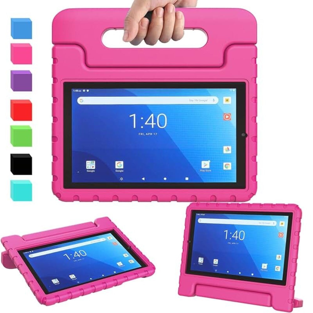 Funda para Samsung Tab A 8" de Maleta Goma Fucsia Antishock