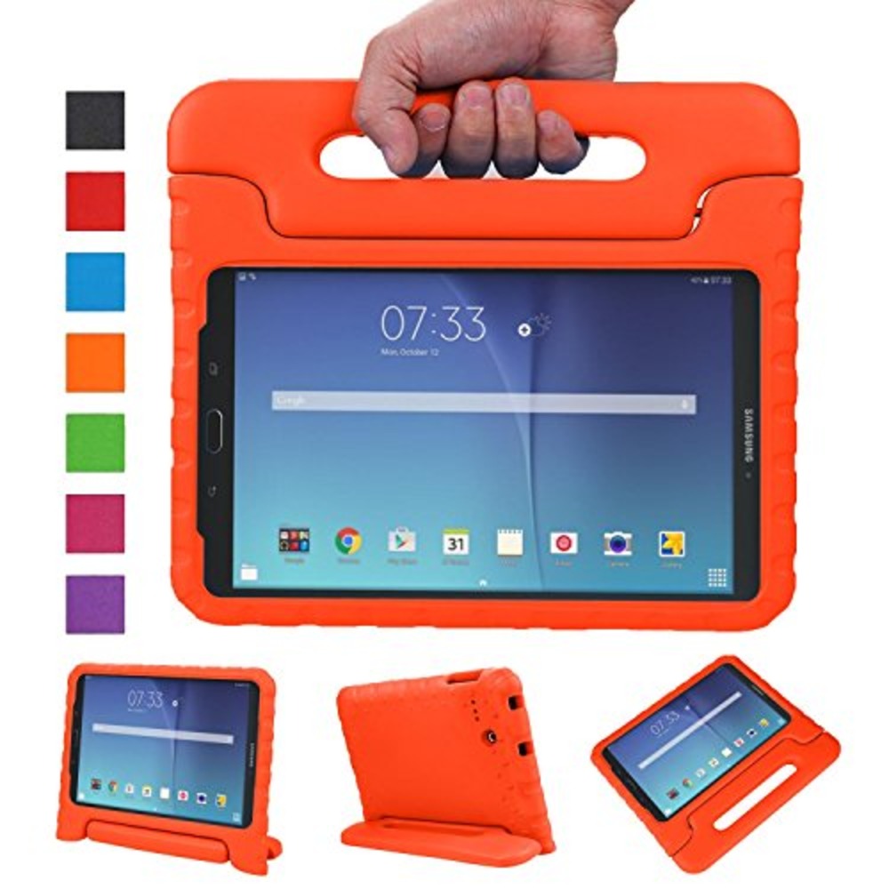 Funda para Samsung Tab A7 Lite 8.7" de Maleta Goma Naranja