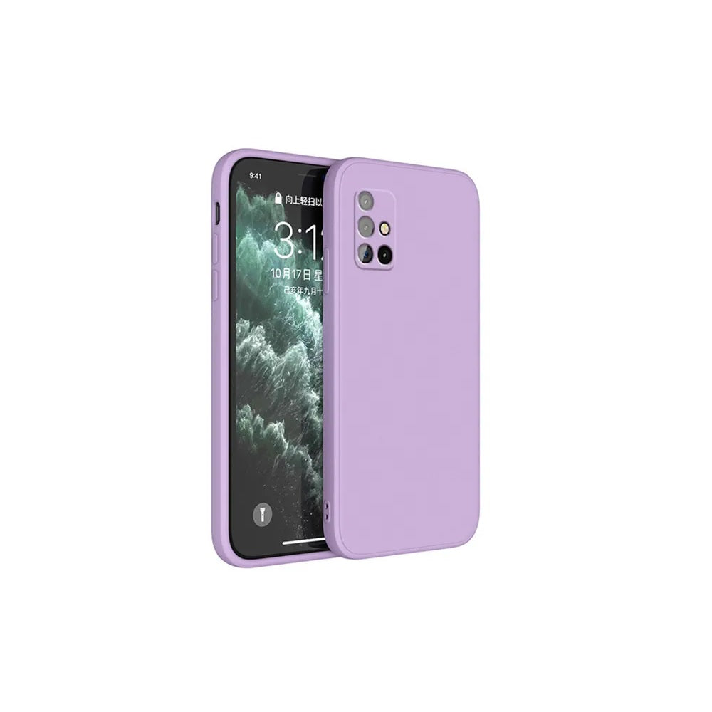 Funda de Samsung A51 Soft Feeling Antishock Lila Resistente