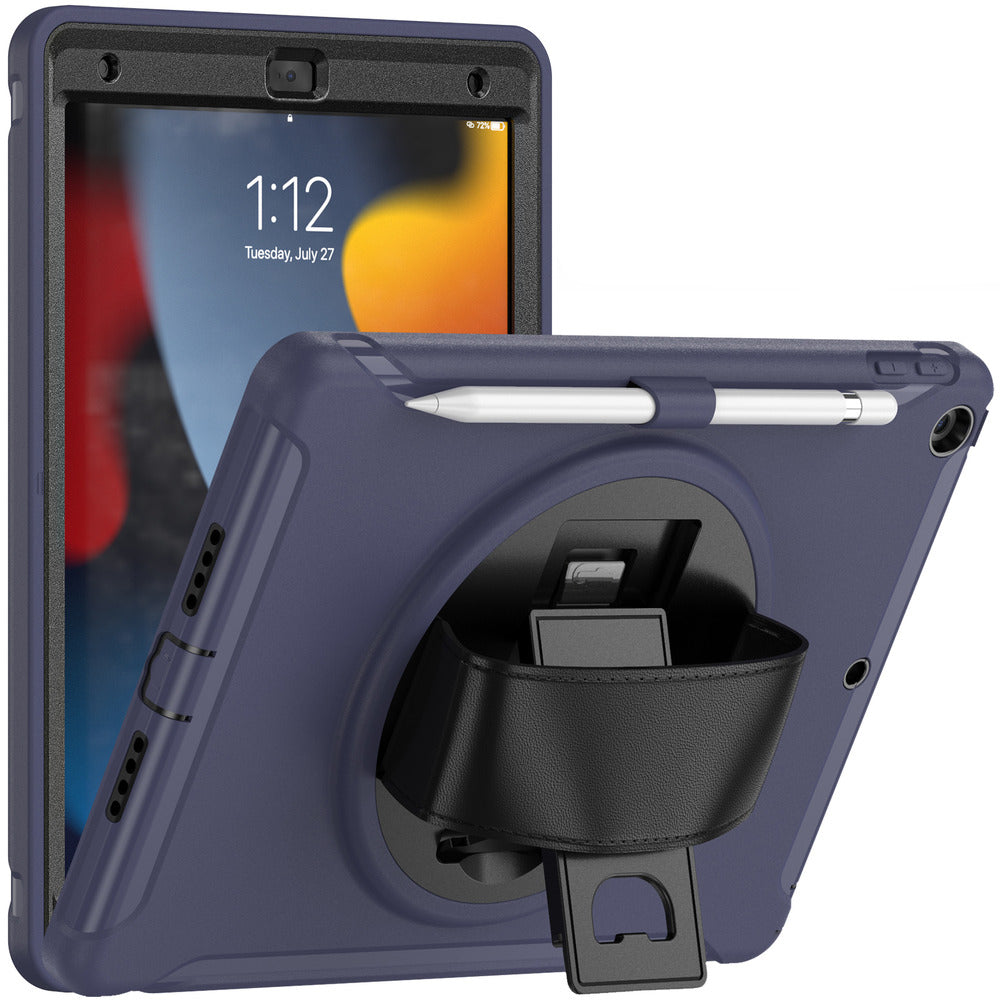 Funda para iPad 10.2" 2019 Armor Azul Giratorio + Parante