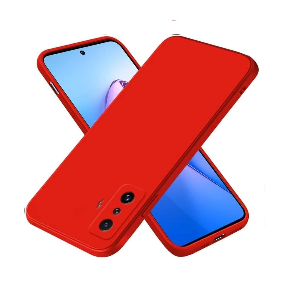 Funda Case para Xiaomi Poco F4  Soft Feeling Antishock Rojo