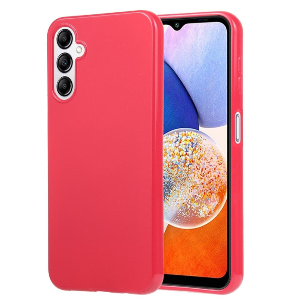 Funda Case para Samsung A14 Jelly Pearl Fucsia Antishock